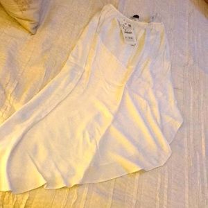 Zara White Skirt